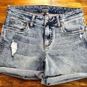 Kut From The Kloth 'Gidget' Roll Distressed Short Size 4